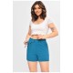 Шорти жіночі однотонні смарагдового кольору 203013L