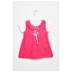 Сарафан+футболка дитячі для дівчинки малинового кольору 203140L