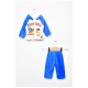 Костюм детский для мальчика синего цвета с принтом 203441L