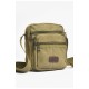 Мужская сумка через плечо текстиль цвета хаки 203634L