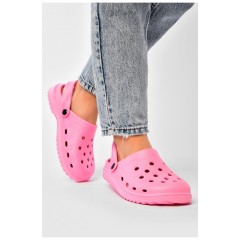 Кроксы женские розового цвета 203840L