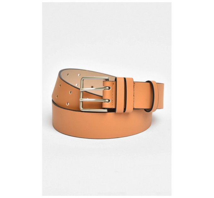 Ремень женский бежевого цвета 105 см 203893L