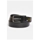 Ремінь чоловічий чорного кольору розмір 113*3,5 см 203922L