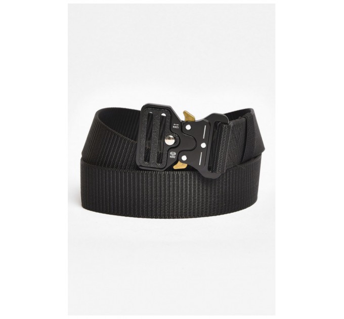 Ремень мужской черного цвета размер 120*3,5 см. 203924L