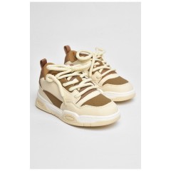 Кросівки дитячі для хлопчика світло-бежевого кольору 205154L
