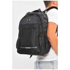 Рюкзак мужской спортивный черного цвета 205217L