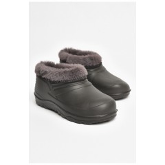 Галоші дитячі на флісі чорного кольору 205237L