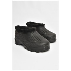 Галоши мужские теплые черного цвета 205306L