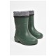Чоботи піна дитячі для підлітка кольору хакі  зі з`ємною шкарпеткою 205416L