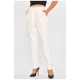 Штани жіночі однотонні білого кольору 205424L