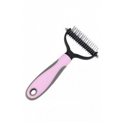 Двухсторонняя щетка-колтунорез для удаления шерсти кошек и собак 205521L