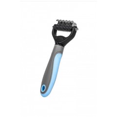 Двухсторонняя щетка-колтунорез для удаления шерсти кошек и собак 205522L