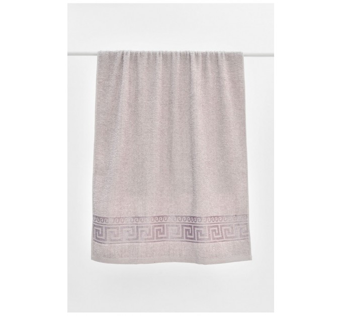 Рушник банний махровий світло-сірого кольору 205527L