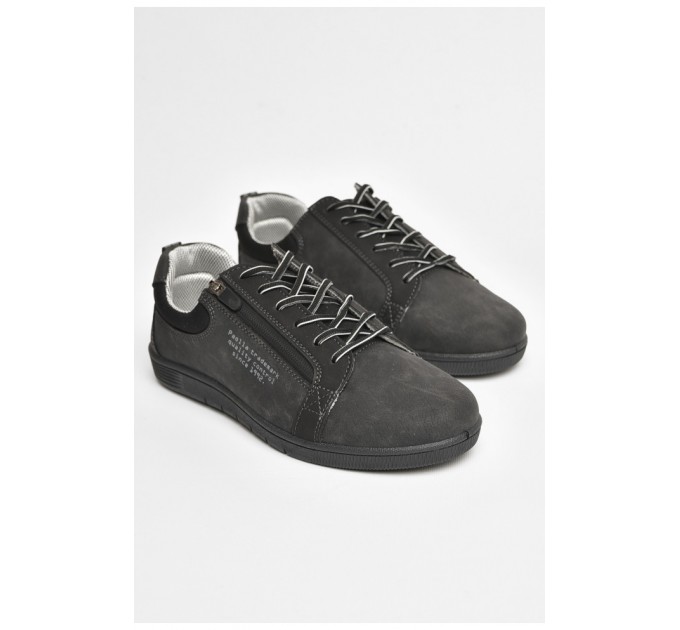 Кроссовки мужские черного цвета 205616L