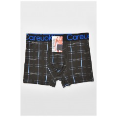 Боксери чоловічі чорного кольору з принтом 205901L