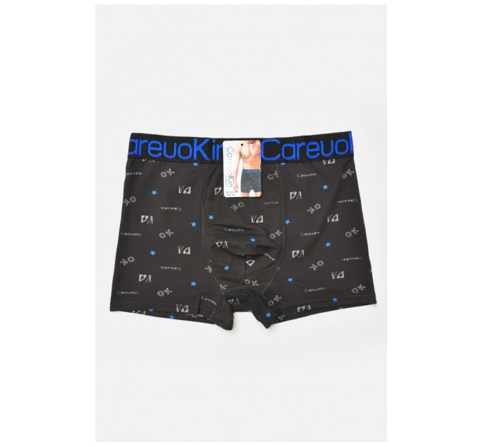 Боксери чоловічі чорного кольору з принтом 205911L