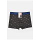 Боксери чоловічі чорного кольору з принтом 205911L