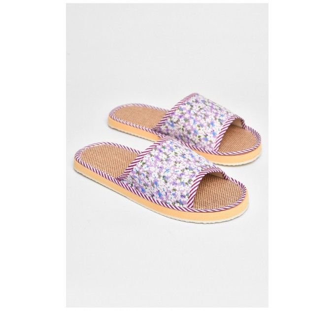 Капці домашні жіночі бузкового кольору 205936L