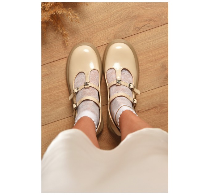 Туфли женские бежевого цвета 205951L