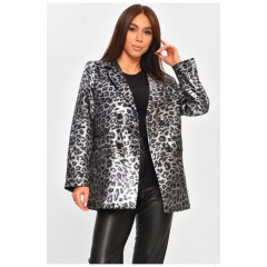 Піджак женский чорного кольору з принтом 206241L Піджак женский чорного кольору з принтом 206241L