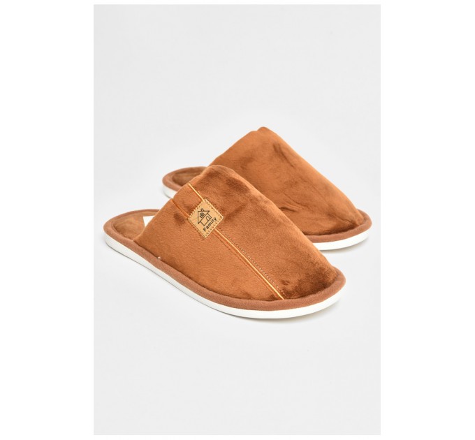 Тапочки комнатные мужские коричневого цвета 206382L