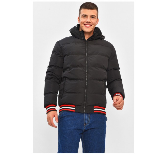 Куртка чоловіча єврозима чорного кольору 206416L