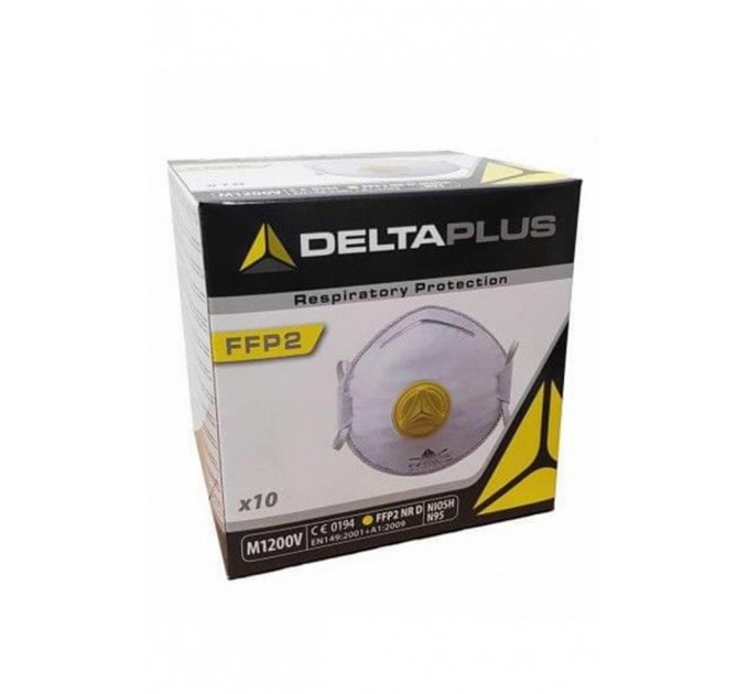 Респіратор із клапаном видиху Delta Plus M1200VW FFP2 10шт 142039L