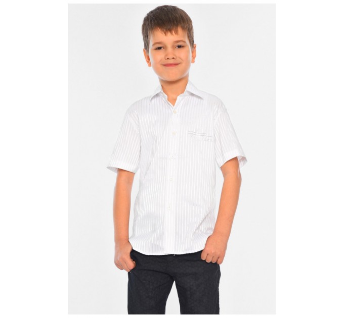 Сорочка дитяча хлопчик біла 148463L