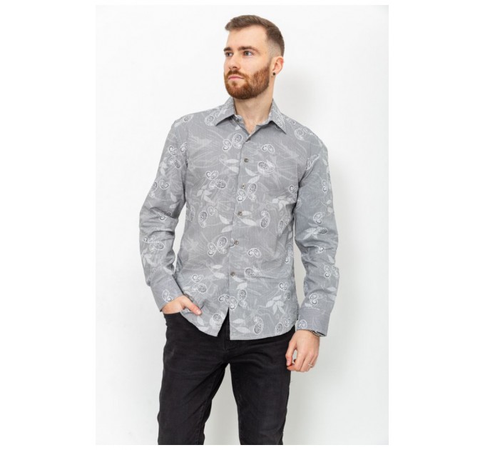 Сорочка чоловіча сіра 148955L