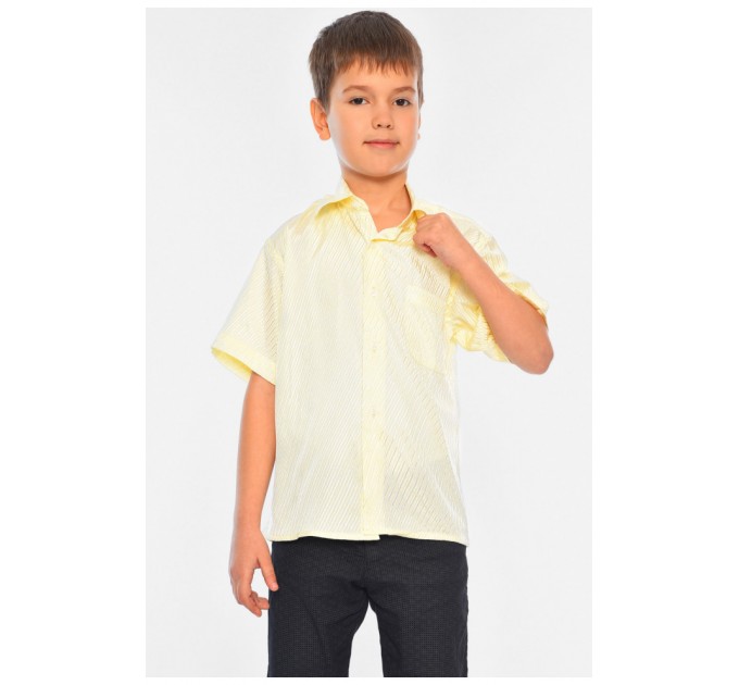 Сорочка дитяча хлопчик жовта 148974L