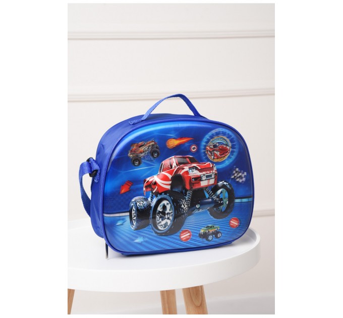 Сумка спереди уплотненная детская мальчик синяя 149170L