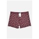 Боксери чоловічі бордового кольору з візерунком 155034L
