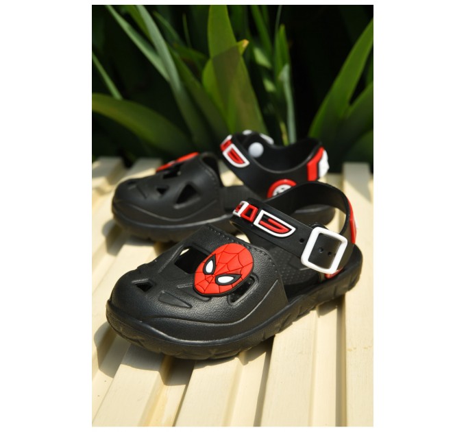 Сандалі дитячі піна для хлопчика чорного кольору 159551L