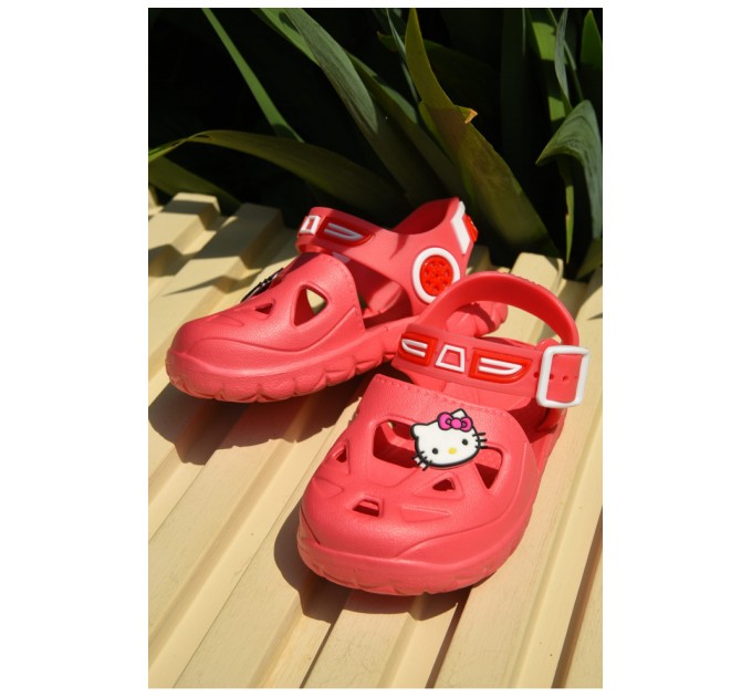 Сандалии детские пена для девочки розового цвета 159556L