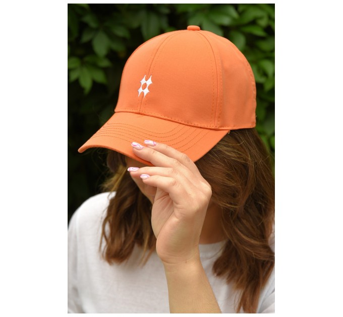 Кепка жіноча помаранчевого кольору 159862L