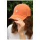 Кепка жіноча помаранчевого кольору 159862L