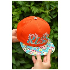 Кепка дитяча для дівчинки помаранчевого кольору 159903L