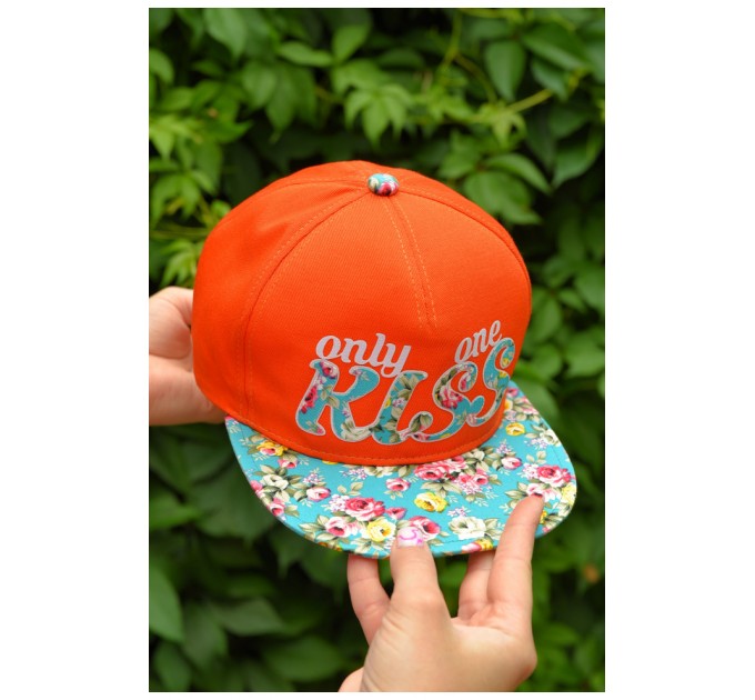 Кепка дитяча для дівчинки помаранчевого кольору 159903L