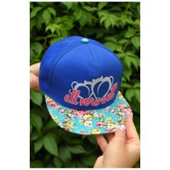 Детская кепка для девочки синего цвета 159904L