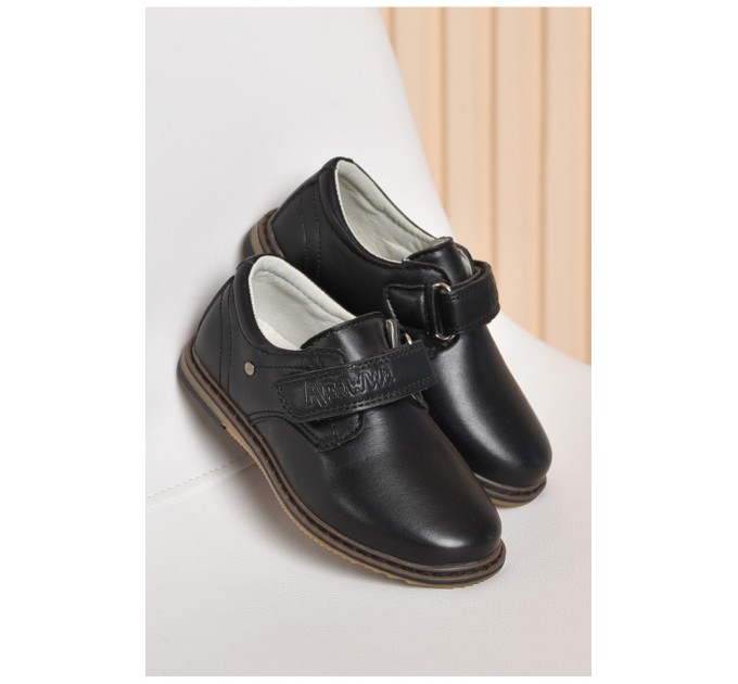 Туфлі дитячі для хлопчика чорного кольору 162841L