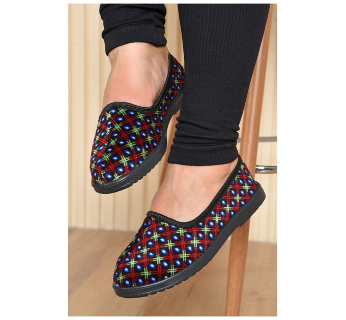 Капці жіночі бордового кольору 163603L