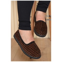 Капці жіночі коричневого кольору 163605L