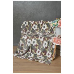 Плед с цветочным принтом размер 180*200 164107L Плед с цветочным принтом размер 180*200 164107L