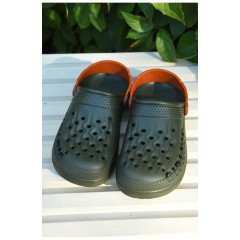 Крокси дитячі для хлопчика темно-зеленого кольору 165367L