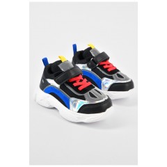 Детские кроссовки для мальчика демисезонные черного цвета 165413L