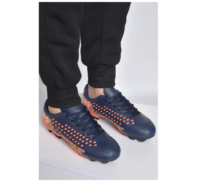 Бутси чоловічі темно-синього кольору 165490L