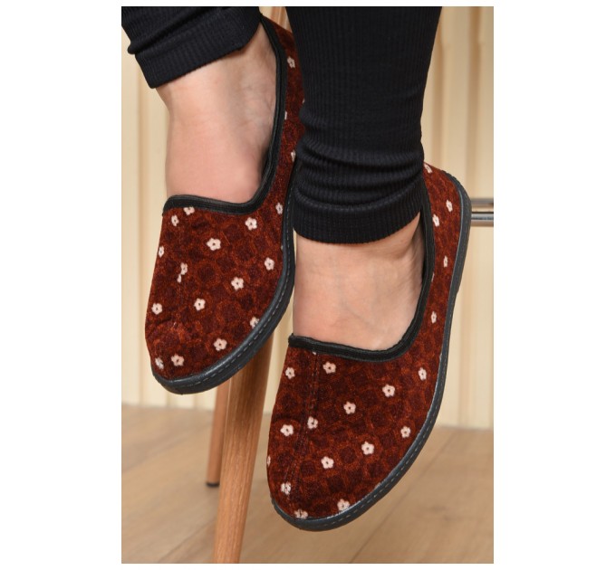 Капці жіночі бордового кольору 167944L