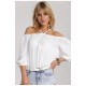 Блузка жіноча білого кольору 169022L