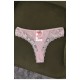 Стрінги жіночі з гіпюром пудрового кольору 169663L