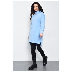Туніка жіноча на флісі блакитного кольору 170572L